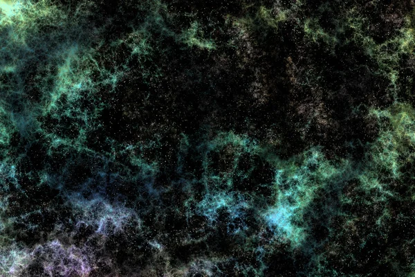 Raum mit Sternen und Nebel — Stockfoto