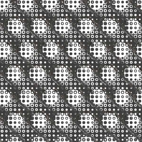 Чёрный абстрактный клеточный рисунок — стоковое фото