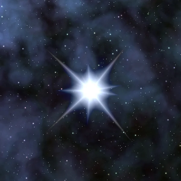輝く星 — ストック写真