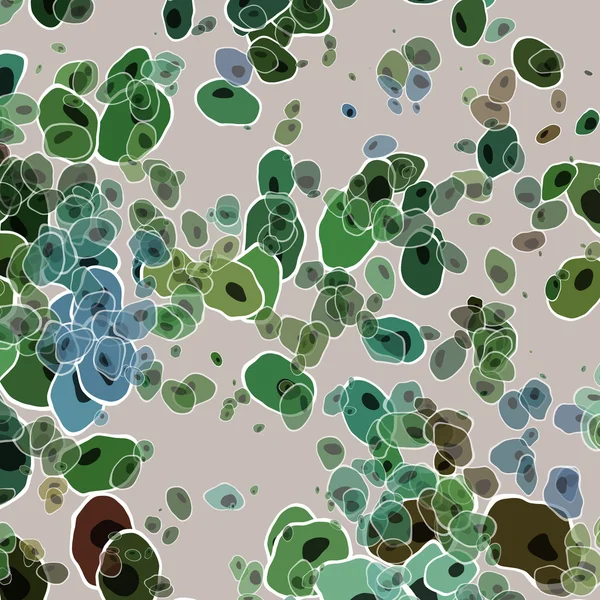 抽象的细菌的殖民地的绘图 — 图库照片