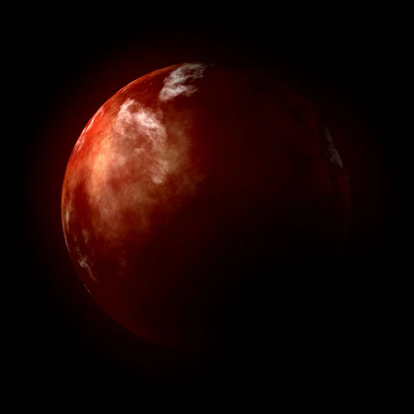 Rode planeet — Stockfoto