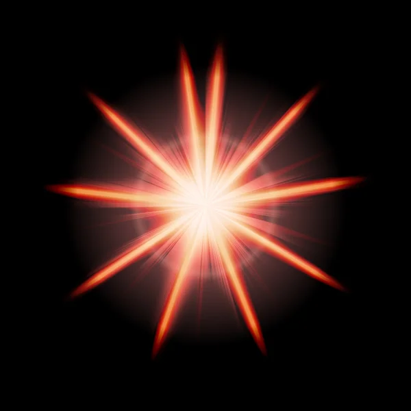 Yangın yıldız — Stok fotoğraf