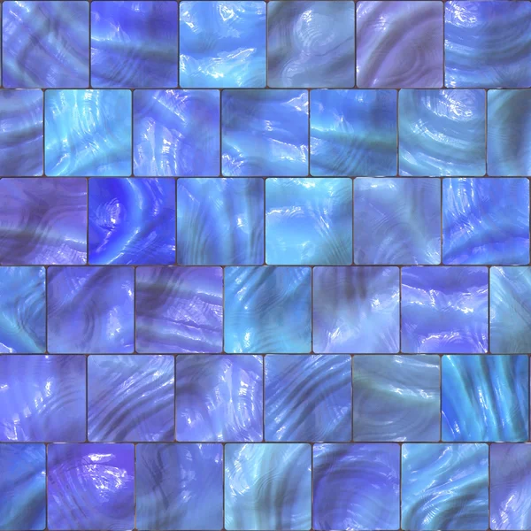 Kék mozaik — Stock Fotó