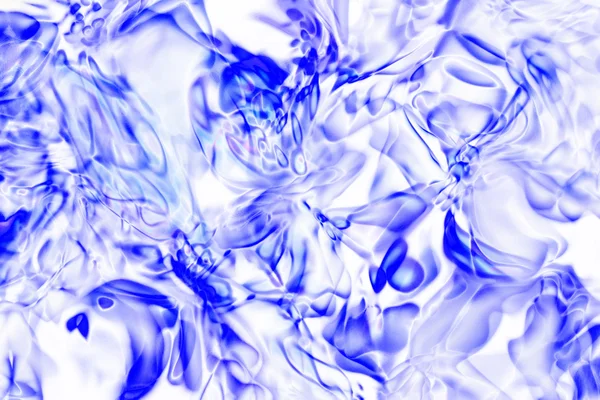Imitacja lodu na niebieskim tle — Zdjęcie stockowe