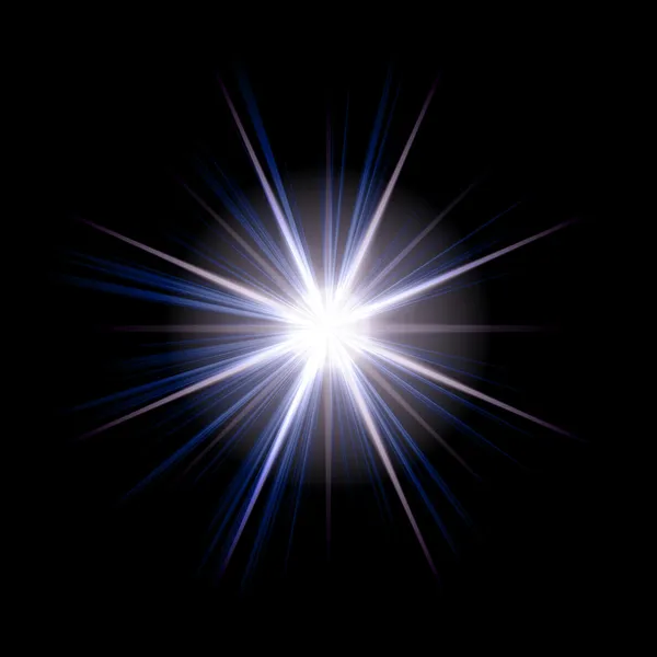 Leuchtender Stern — Stockfoto