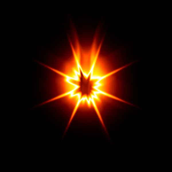 Estrela Fiery — Fotografia de Stock