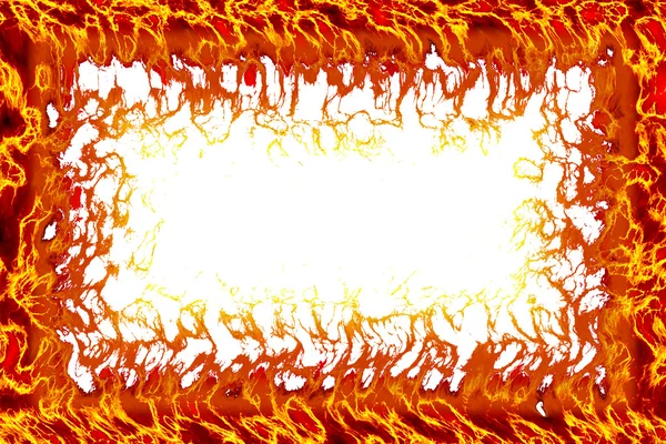 Fiery framework — Stock Photo, Image