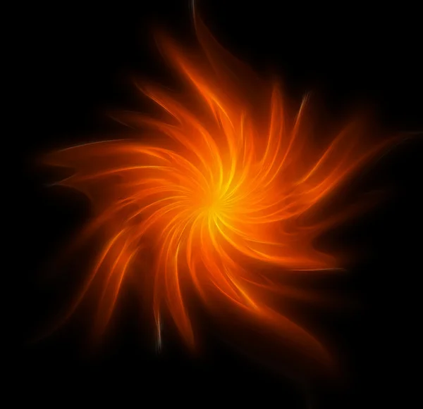 Fiery flower — Stock Photo, Image