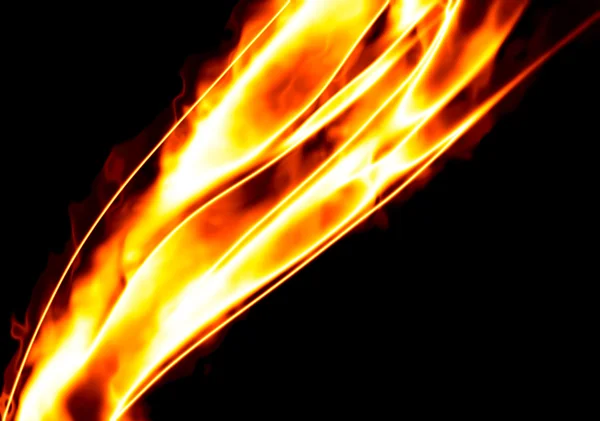 Desenho abstrato de fogo — Fotografia de Stock