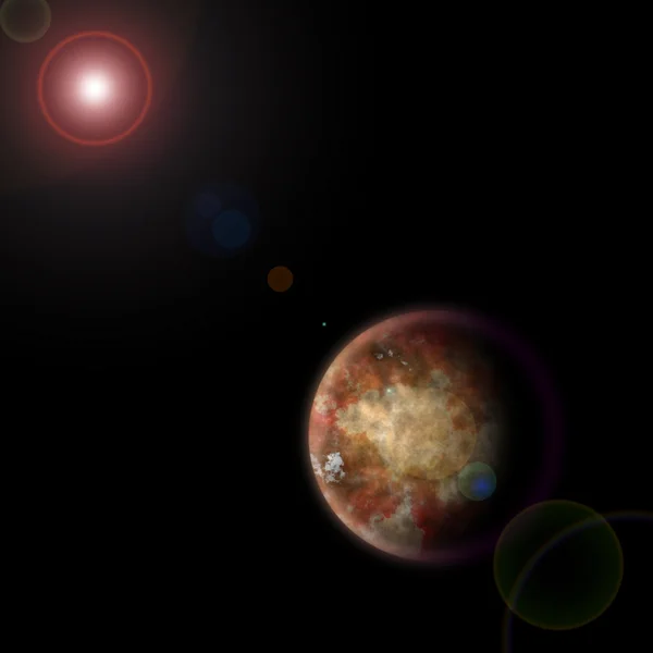 Röd planet — Stockfoto