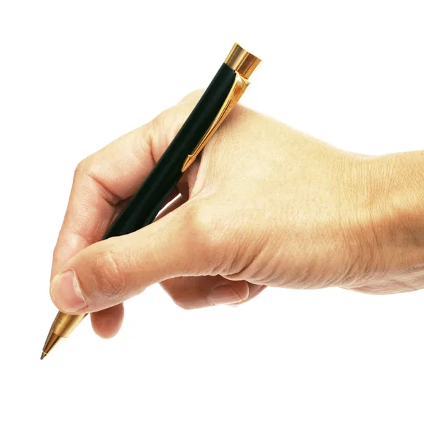 Ręka do pisania — Zdjęcie stockowe