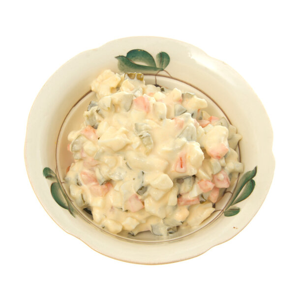 Салат в миске
