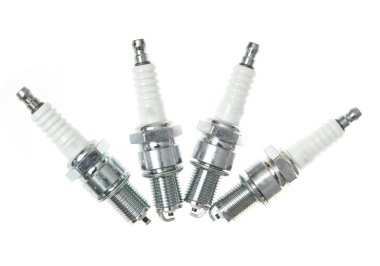 Spark plugs for the petrol engine clipart