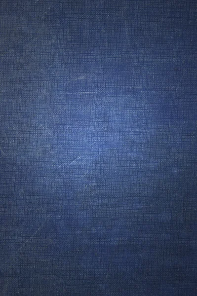 Fundo de um tecido azul velho natural — Fotografia de Stock
