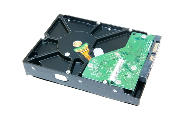 Computer hard disk, isolated on the white — Stock Photo, Image