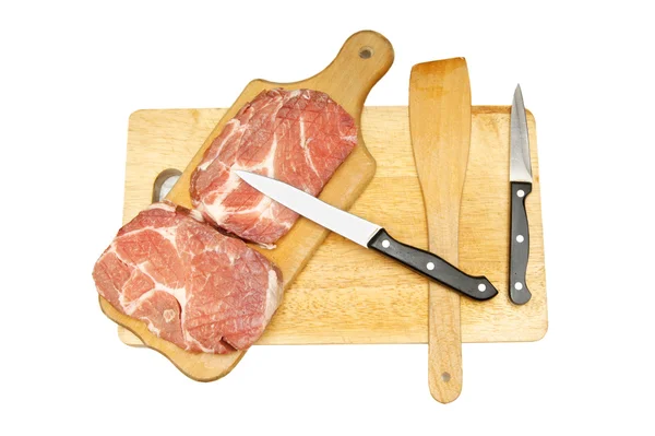 Bucăți de carne — Fotografie, imagine de stoc