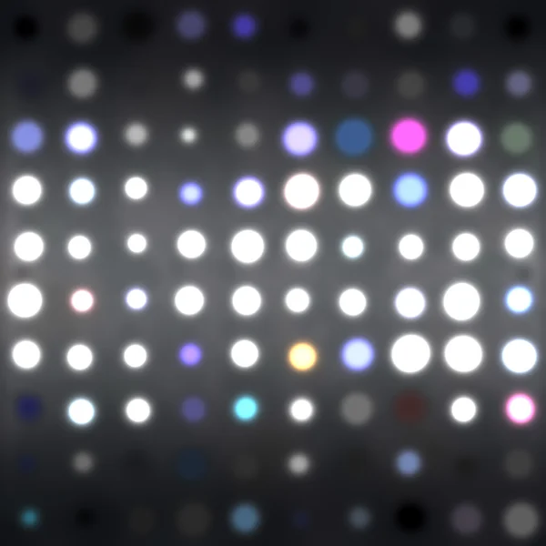 Lichtstrahlen weichen Lichts von runden Löchern und hellen Sternen — Stockfoto
