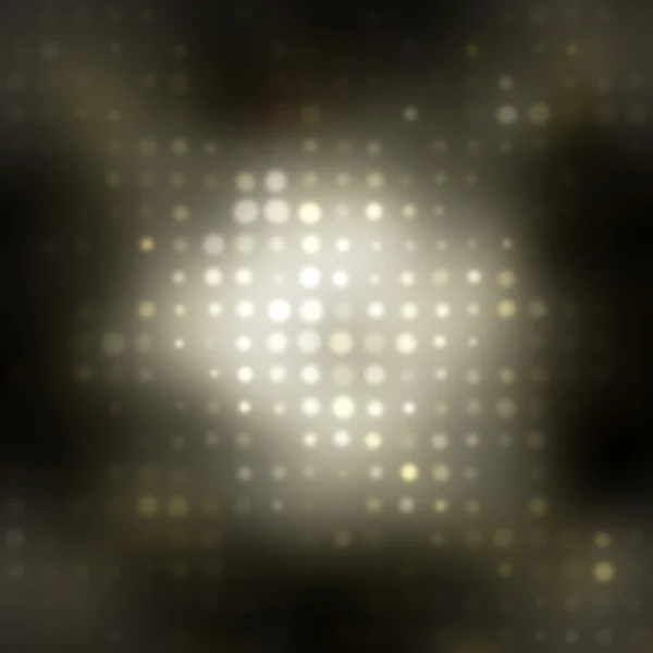 둥근 구멍와 별 빛에서 부드러운 빛의 광선 — 스톡 사진