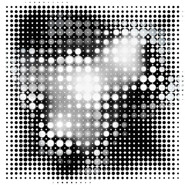 Чорний фон з сяючими білими отворами — стокове фото