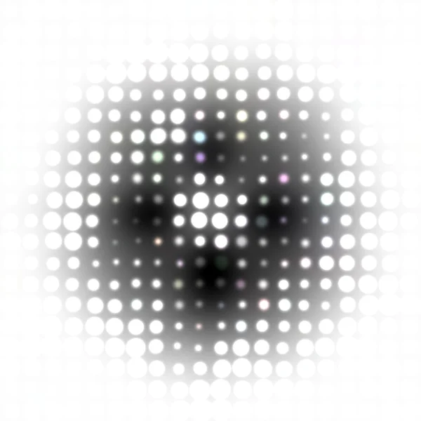 블랙 화이트 하프톤 도트 패턴 — 스톡 사진