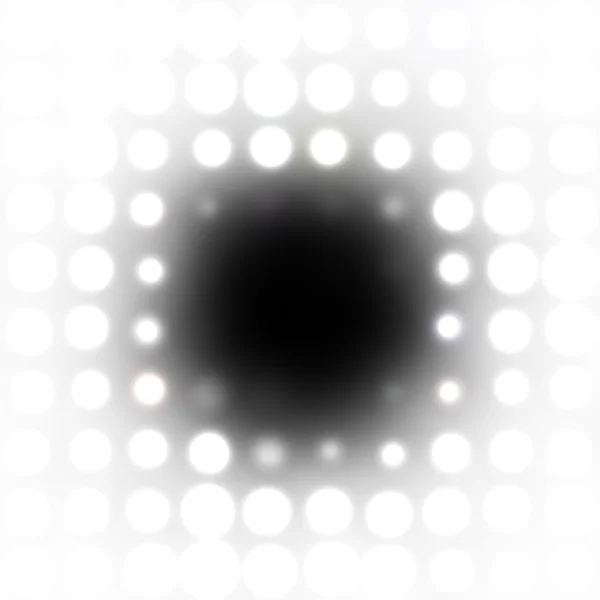 Black white halftone dots pattern — Stock Photo, Image
