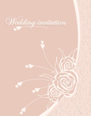 Wedding card clipart