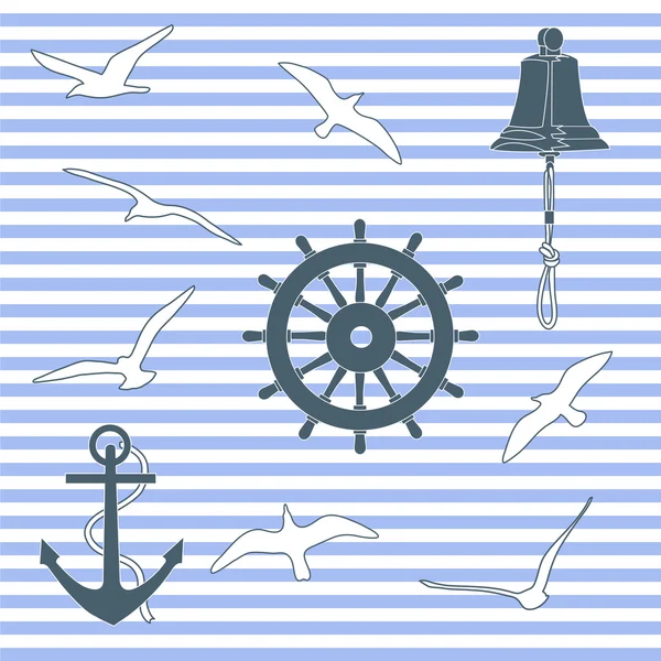 Patrón marino — Archivo Imágenes Vectoriales