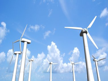 Rüzgar değirmenleri, yenilenebilir enerji.
