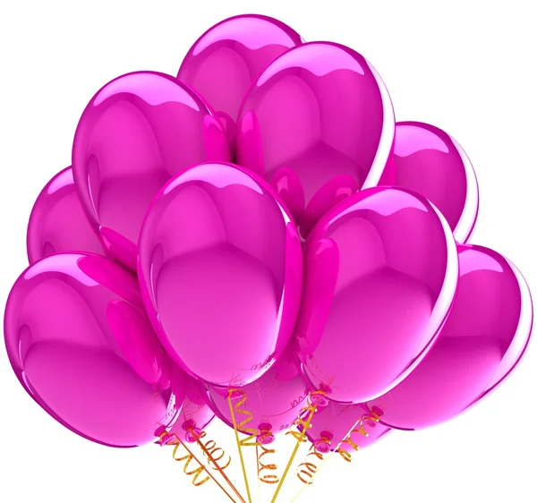 Balloons. Birthday and party decoration. — Stock Photo, Image
