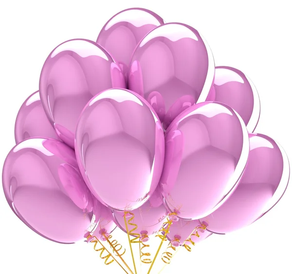 Balony. urodziny i strony ozdoba. — Zdjęcie stockowe