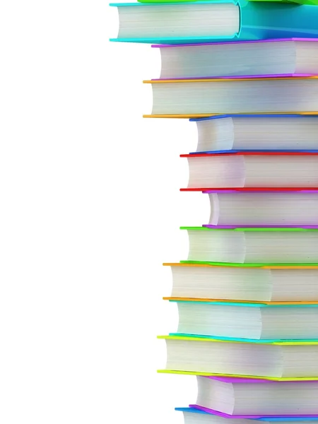 3D-kolomdiagram van boeken — Stockfoto