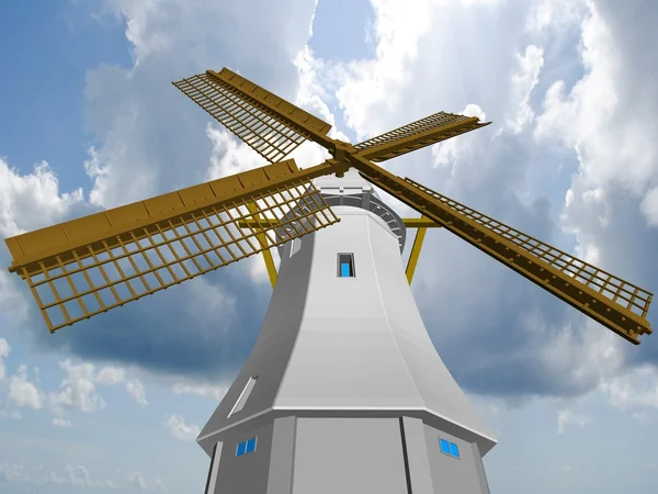 Windmühle. — Stockfoto