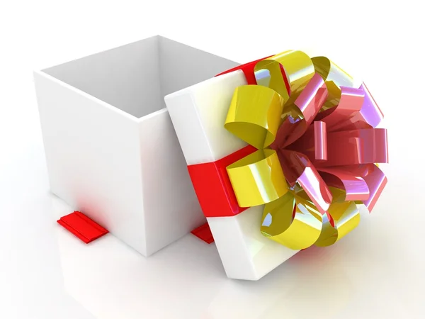 Caja de regalo abierta. — Foto de Stock