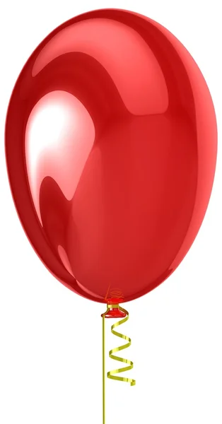 3D ηλίου κόκκινο μπαλόνι. — Φωτογραφία Αρχείου