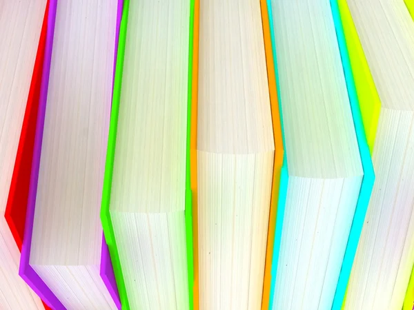 3D row of books — Stock Photo, Image