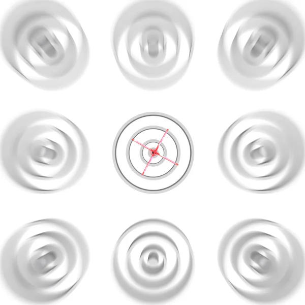 Röd dart träffa målet — Stockfoto