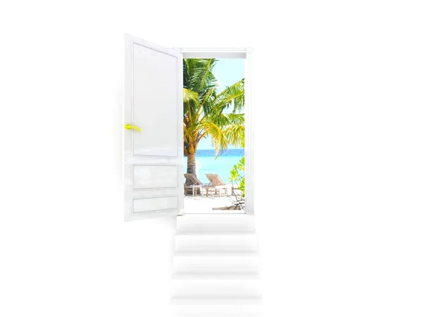 Puerta de vacaciones — Foto de Stock