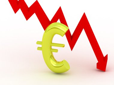 Euro, beyaz arka plan azaltılması