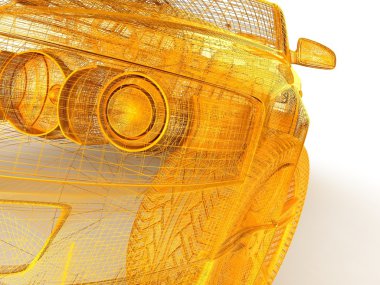 3D araba tasarımı