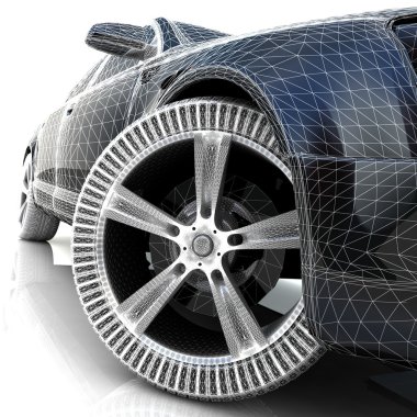 3D araba tasarımı