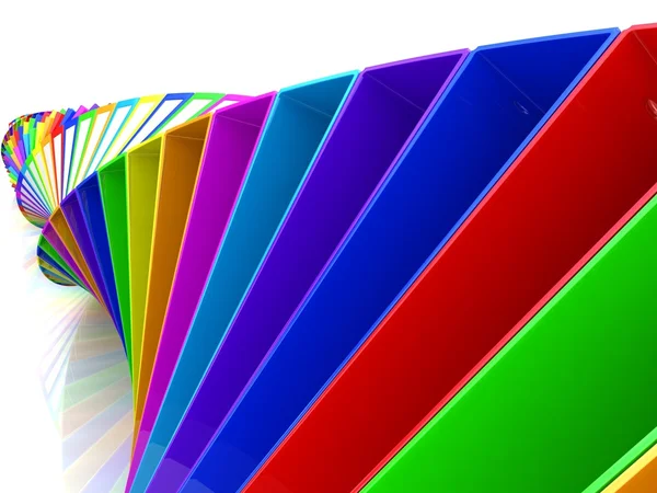 Carpetas de oficina Rainbow —  Fotos de Stock