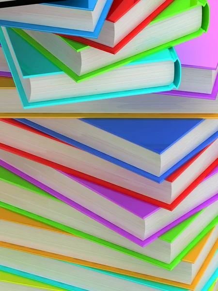 Kolom van boeken — Stockfoto