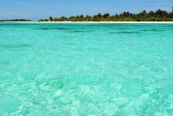 Fun Island, coral sandy beach, Maldives — Stock Photo, Image