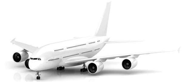 3d Jet airliner. — Stock Photo, Image