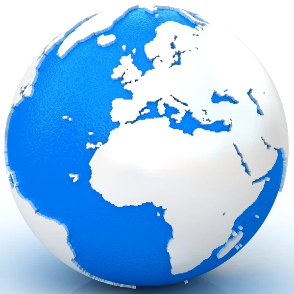 3d water globe. — Stock Photo, Image