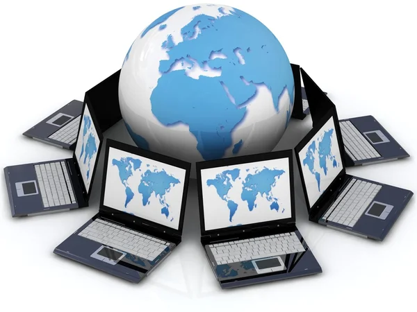 Global network the Internet — Stock Photo, Image