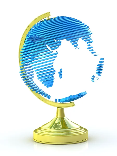 Sliced abstract globe. — Zdjęcie stockowe