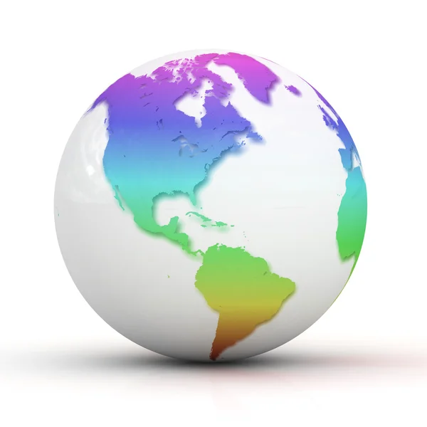 Multicolor globe. — Stockfoto