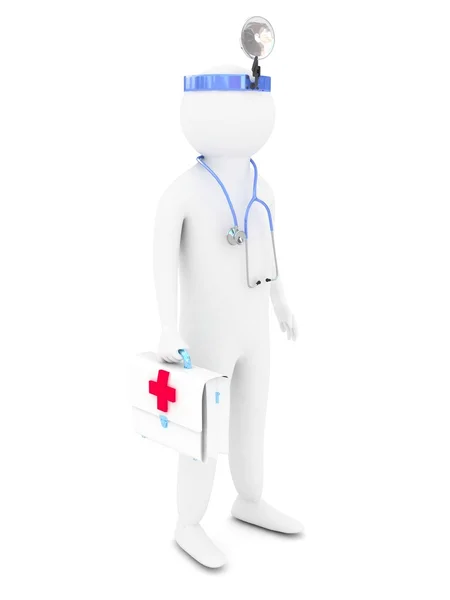 Doctor with equipment — Stock Photo, Image