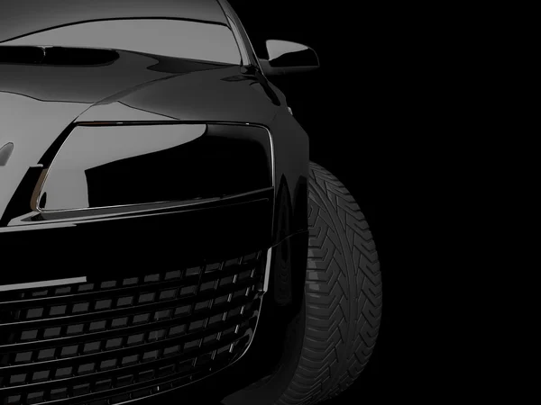 Мій власний дизайн 3D автомобіля — стокове фото
